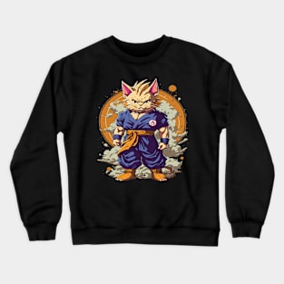 mighty cat anime Crewneck Sweatshirt